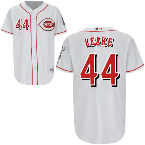 Mike Leake #44 Youth Baseball Jersey-Cincinnati Reds Authentic Home White Cool Base MLB Jersey